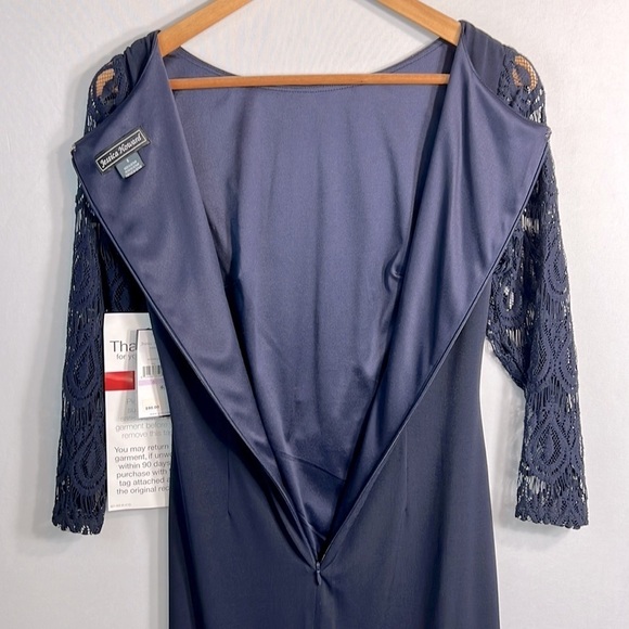 Jessica Howard Navy Cocktail Dress size 6 NWT - Picture 6 of 9